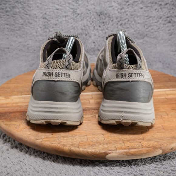 Irish Setter Grey Drifter Slip-On Hiking Shoes Leather/Nylon Men's - Size 9.5 - Picture 4 of 10